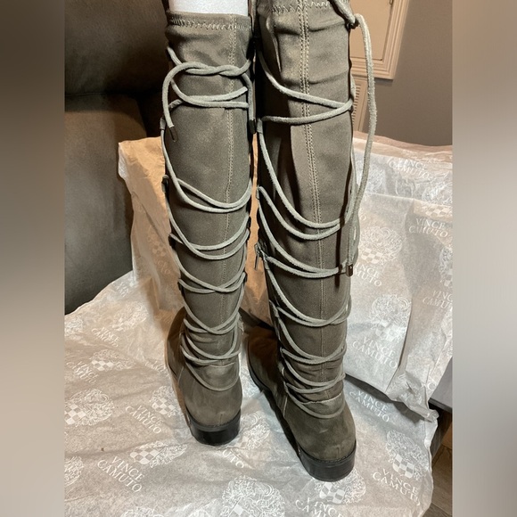 Vince Camuto Parle Suede over the knee boots - Picture 4 of 8